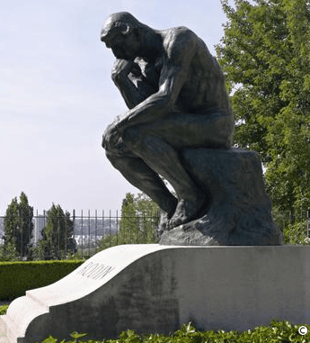 Figure 3 The Thinker by Auguste Rodin in 1903 (Geczy and Karaminas, 2012)