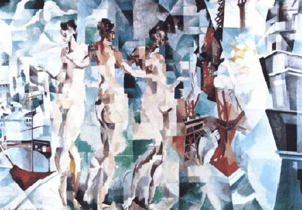 Figure 6 Orphism painting by Robert & Sonia Delaunay around 1911-1914 (Jos, 2010)