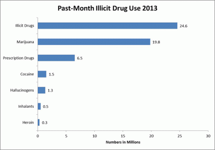 Illicit drug use in 2013