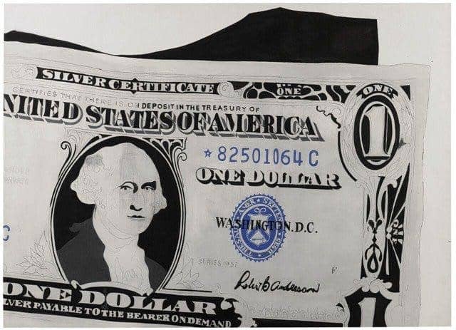 One Dollar Bill Painting, 1962